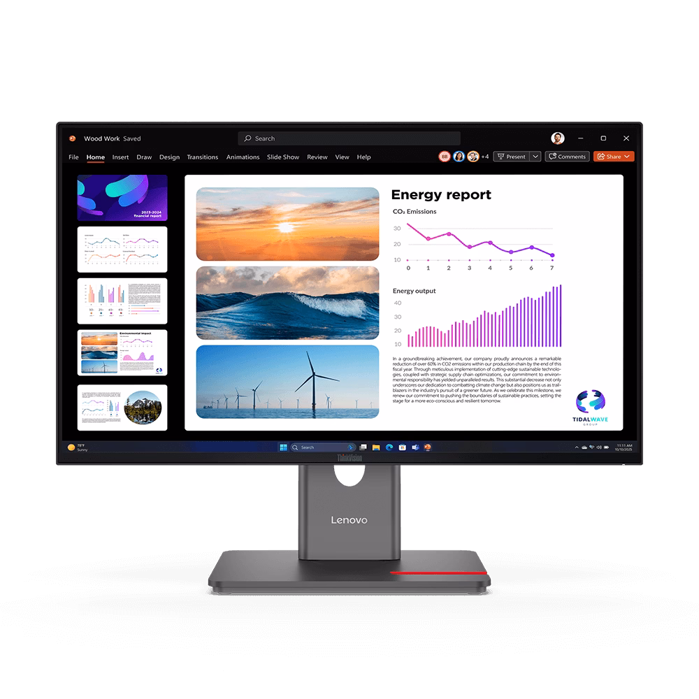 Lenovo ThinkVision P24q-40 23.8-inch QHD Monitor