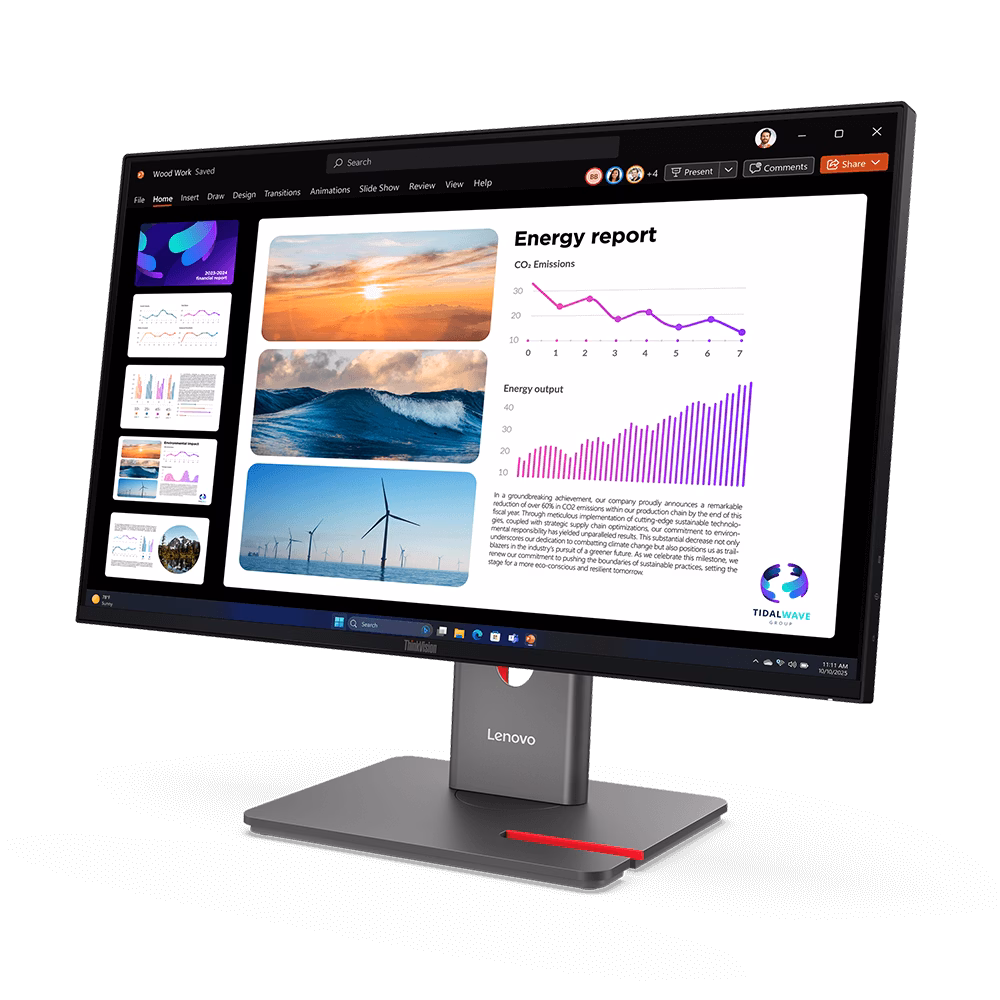 Lenovo ThinkVision P24q-40 23.8-inch QHD Monitor - Image 2