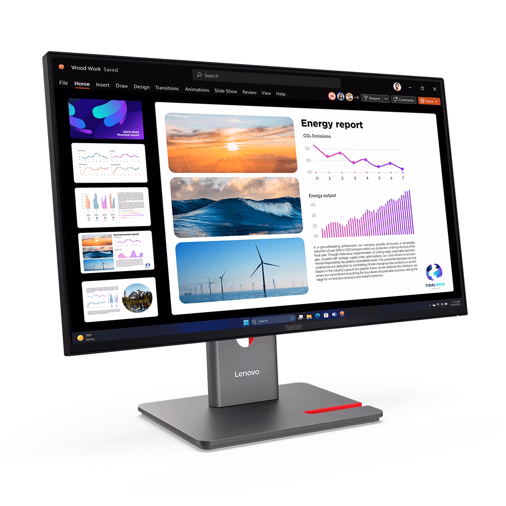 Lenovo ThinkVision P24q-40 23.8-inch QHD Monitor - Image 3