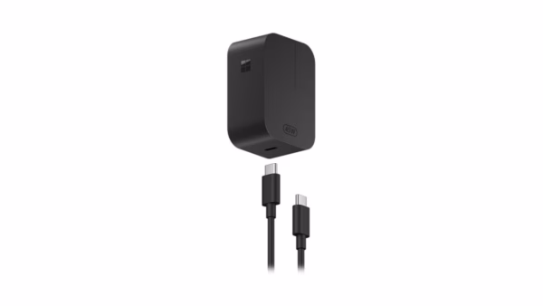 Microsoft 45W USB-C Universal Power Adapter, Black