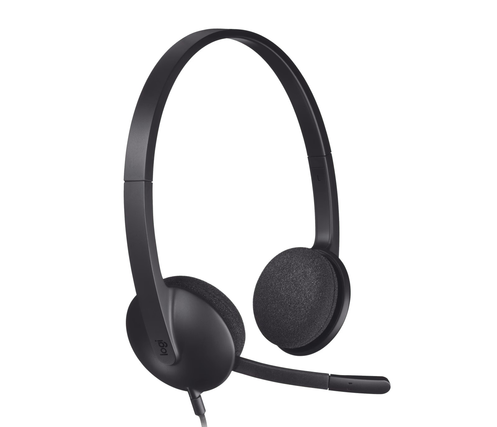 Logitech H340 USB Computer Headset – Black