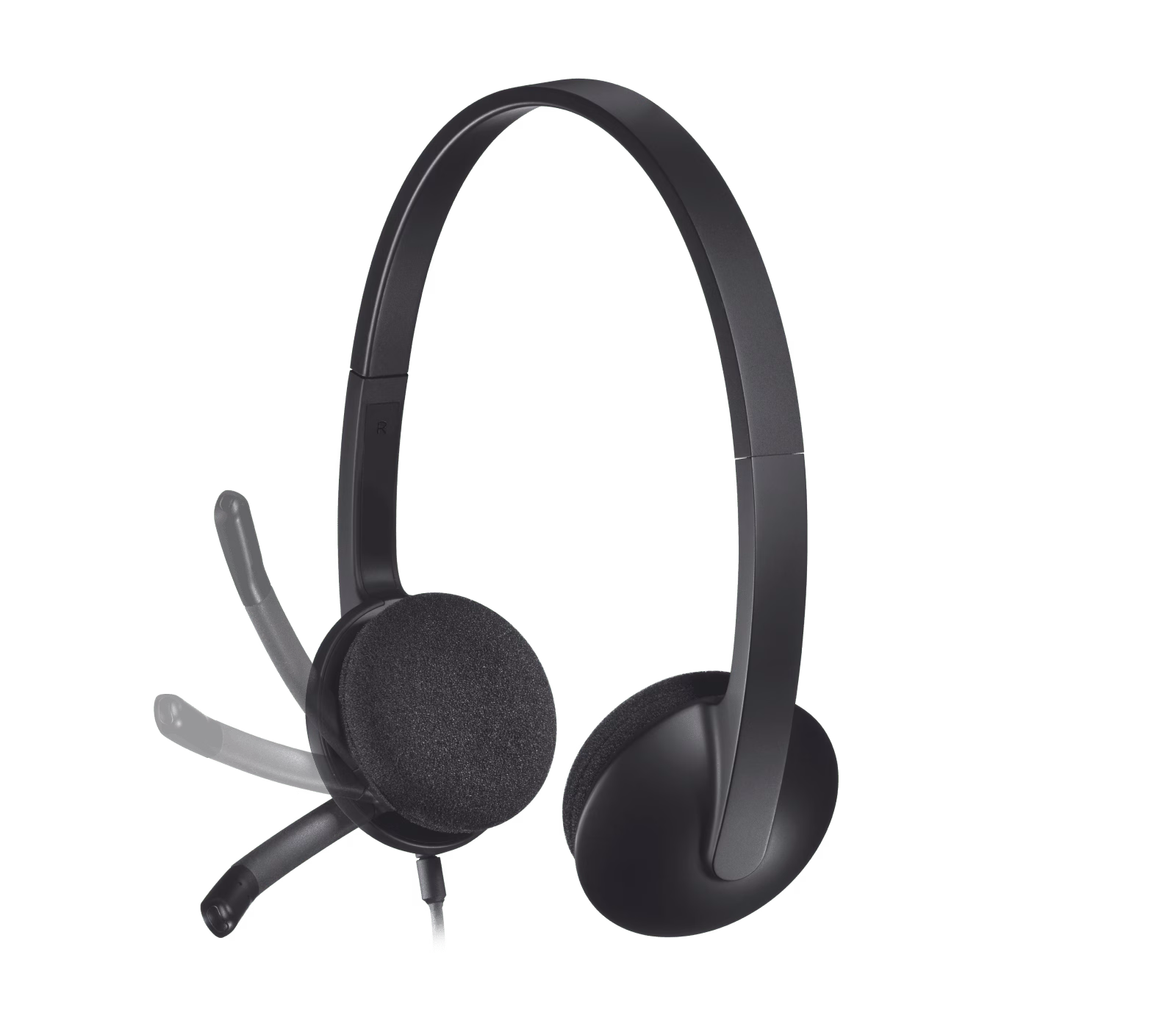 Logitech H340 USB Computer Headset – Black - Image 3
