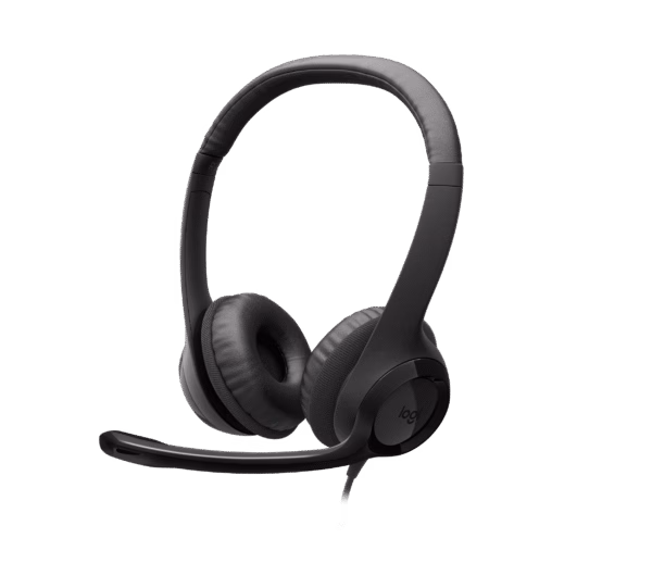 Logitech H390 USB Computer Headset – Black