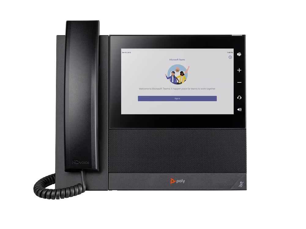 HP Poly CCX 600 Business Media Phone for Microsoft Teams (PoE)