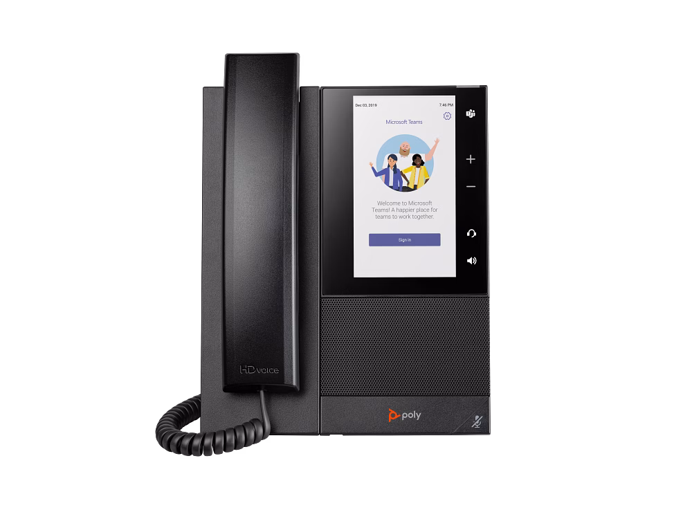 HP Poly CCX 505 Business Media Phone for Microsoft Teams (PoE)