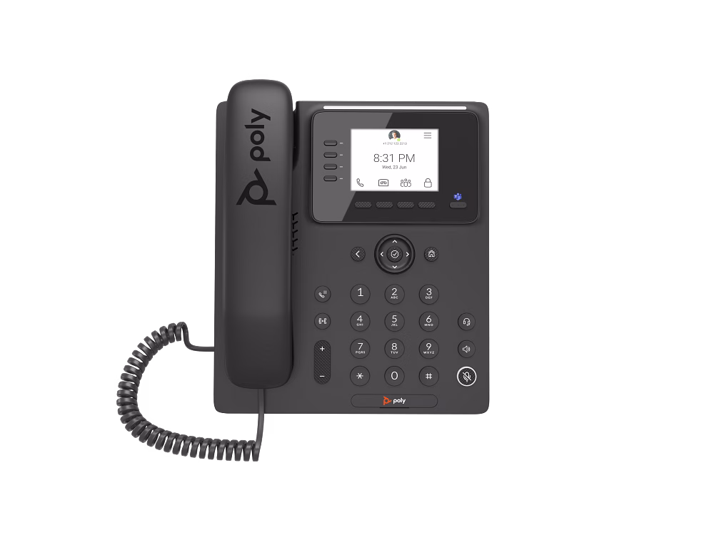 HP Poly CCX 350 Business Media Phone for Microsoft Teams (PoE)